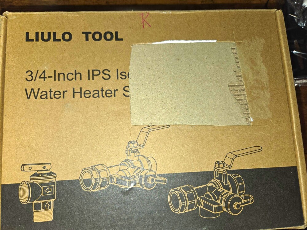 LIULO TOOL 3/4 in IPS Brass Isolator Valve Kit Low Lead Threaded HPSF01-3/4